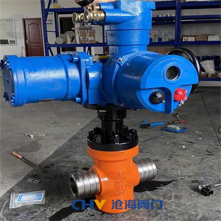 CHVJ沧海 GD08C-φ 121*8*400-M-25Mpa 超高压矿用沟槽闸阀